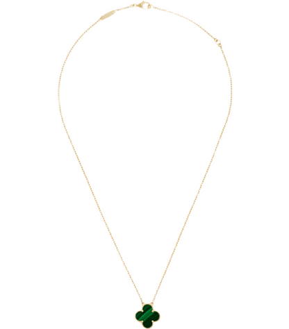 Collier VC Malachite ( REAL GOLD )