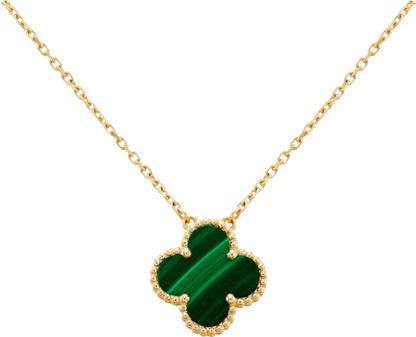 Collier VC Malachite ( REAL GOLD )