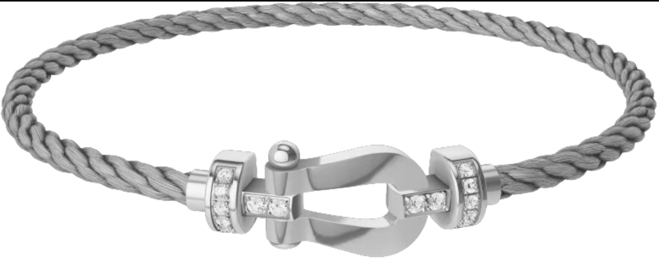 Bracelet Force ( Steel Zirconium and Grey ) Moyen modèle