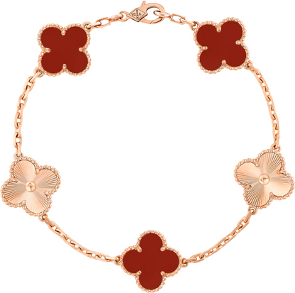 Bracelet VC Pink gold / Rubis