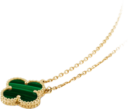 Collier VC Malachite ( REAL GOLD )