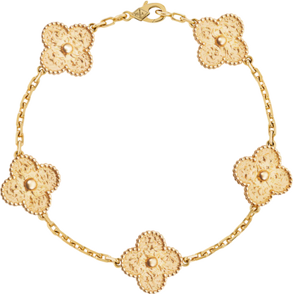 Bracelet VC  Alhambra Yellow Gold 2 ( REAL GOLD )