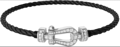 Bracelet Force ( Steel Zirconium and Black ) Moyen modèle